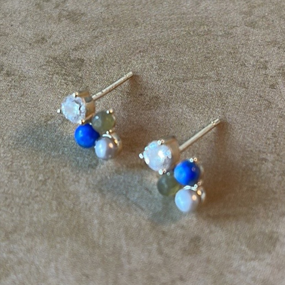 Anthropologie Eddie Pearl Post Earrings